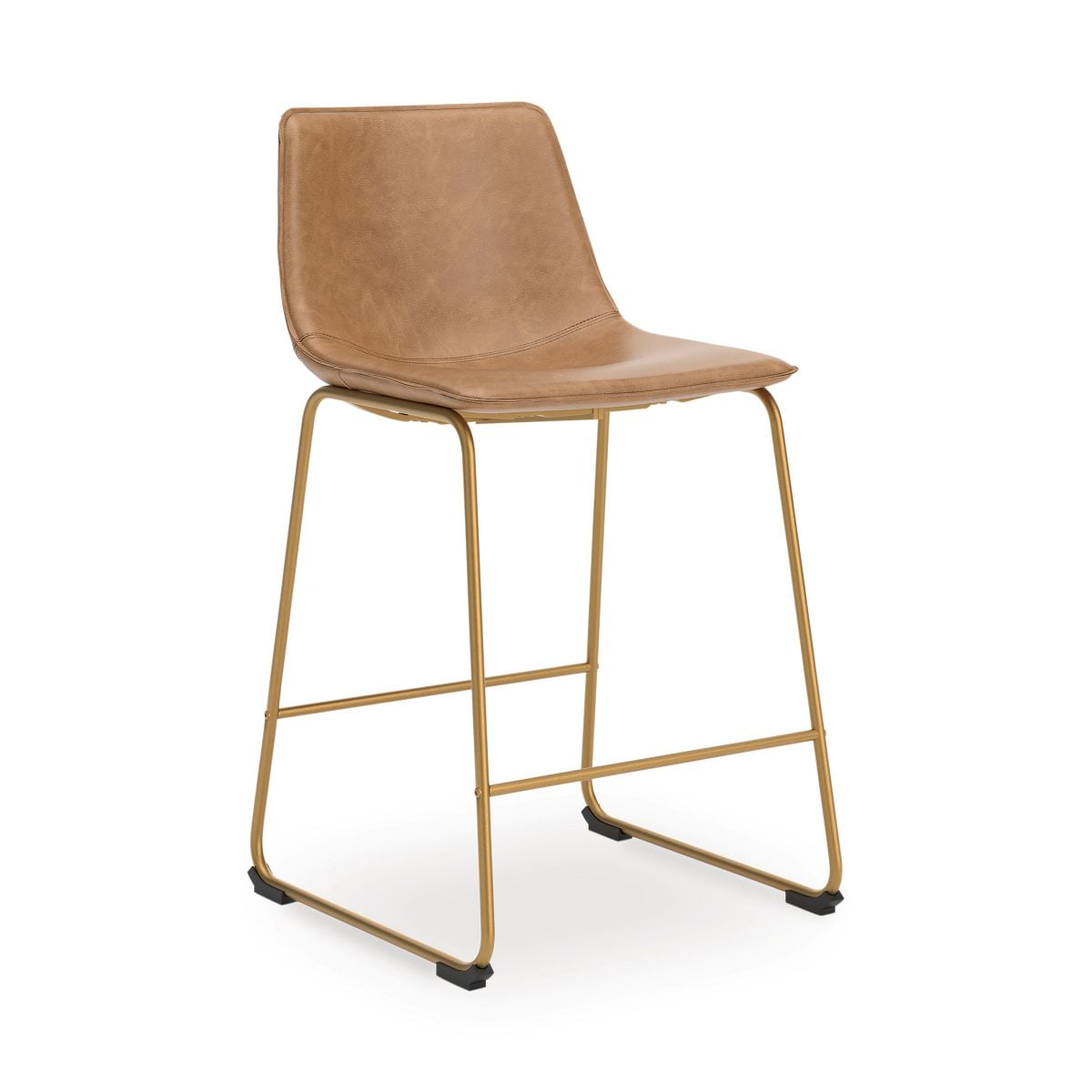 Crandox Toast Gold Counter Stool - Thumbnail 3