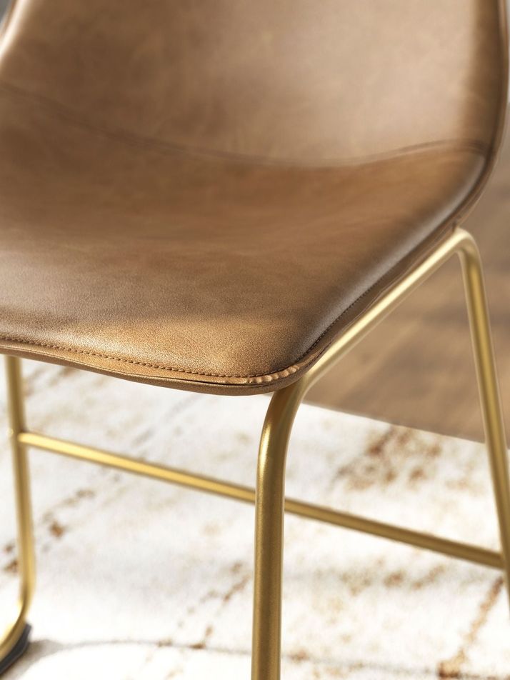 Picture of Crandox Toast Gold Counter Stool