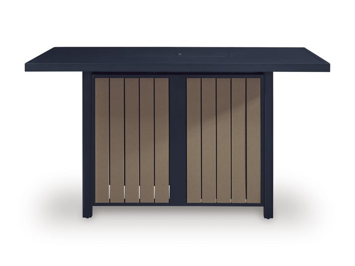 Mabry Shores 7pc Fire Pit Counter Set | The Furniture Mart