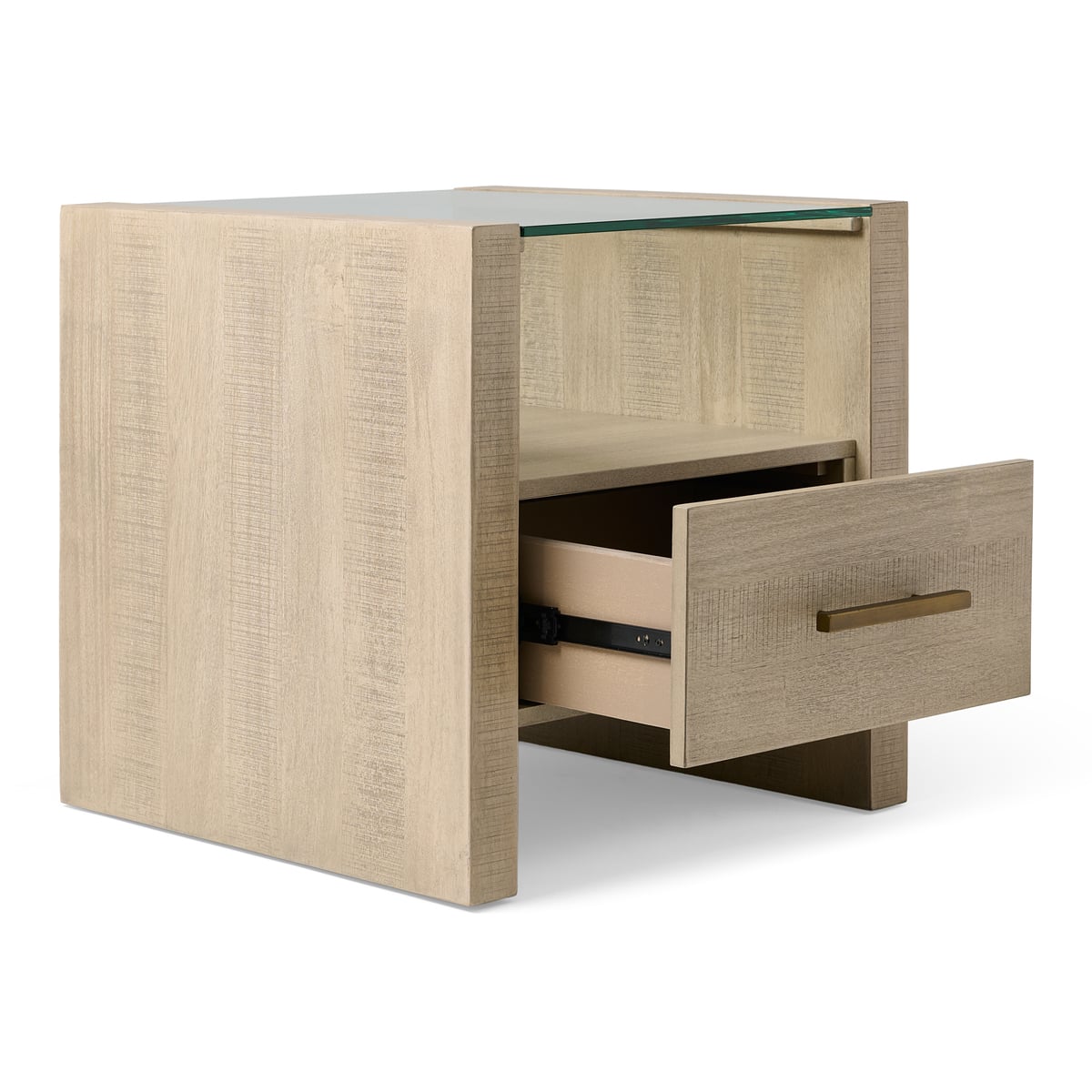 Garland Glass Top End Table