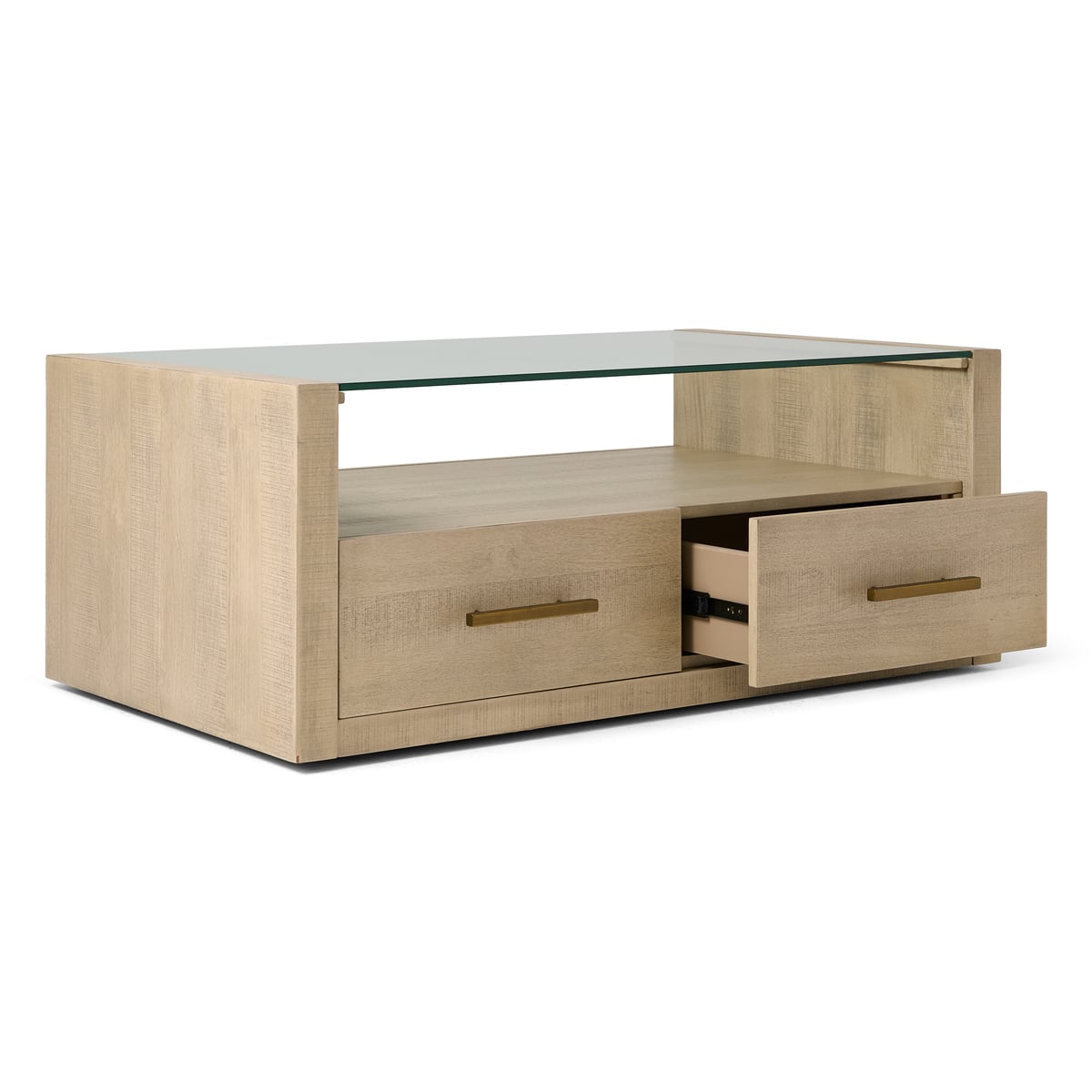 Garland Glass Top Cocktail Table - Thumbnail 4