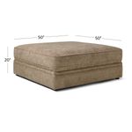 Picture of Dominator Mink Oversized Ottoman