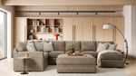 Picture of Dominator Mink Oversized Ottoman