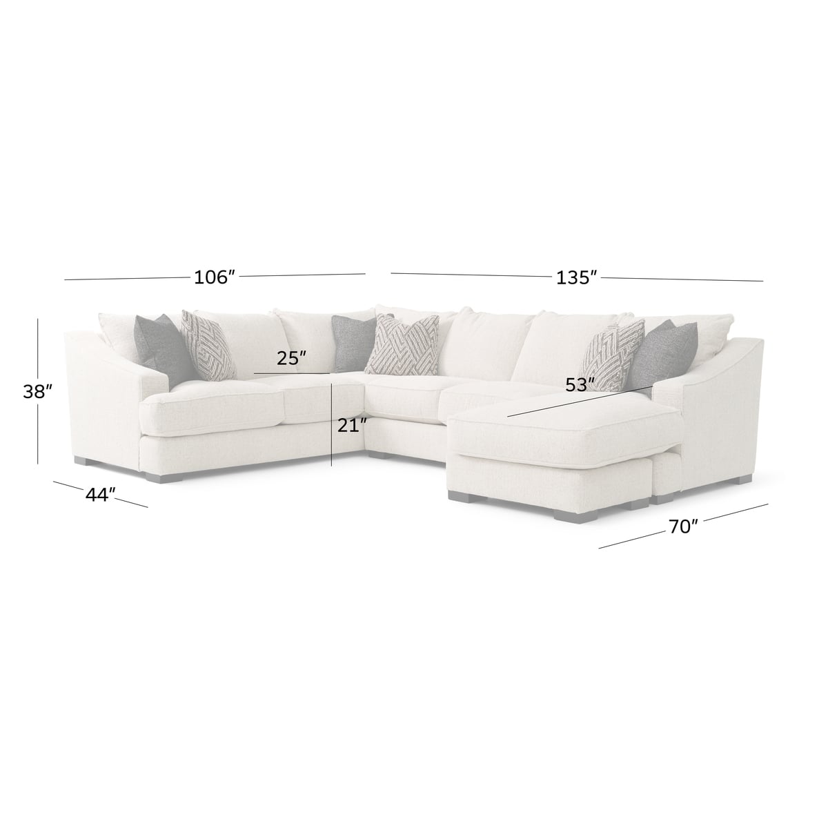 Shay Birch 2pc Sectional - Thumbnail 3