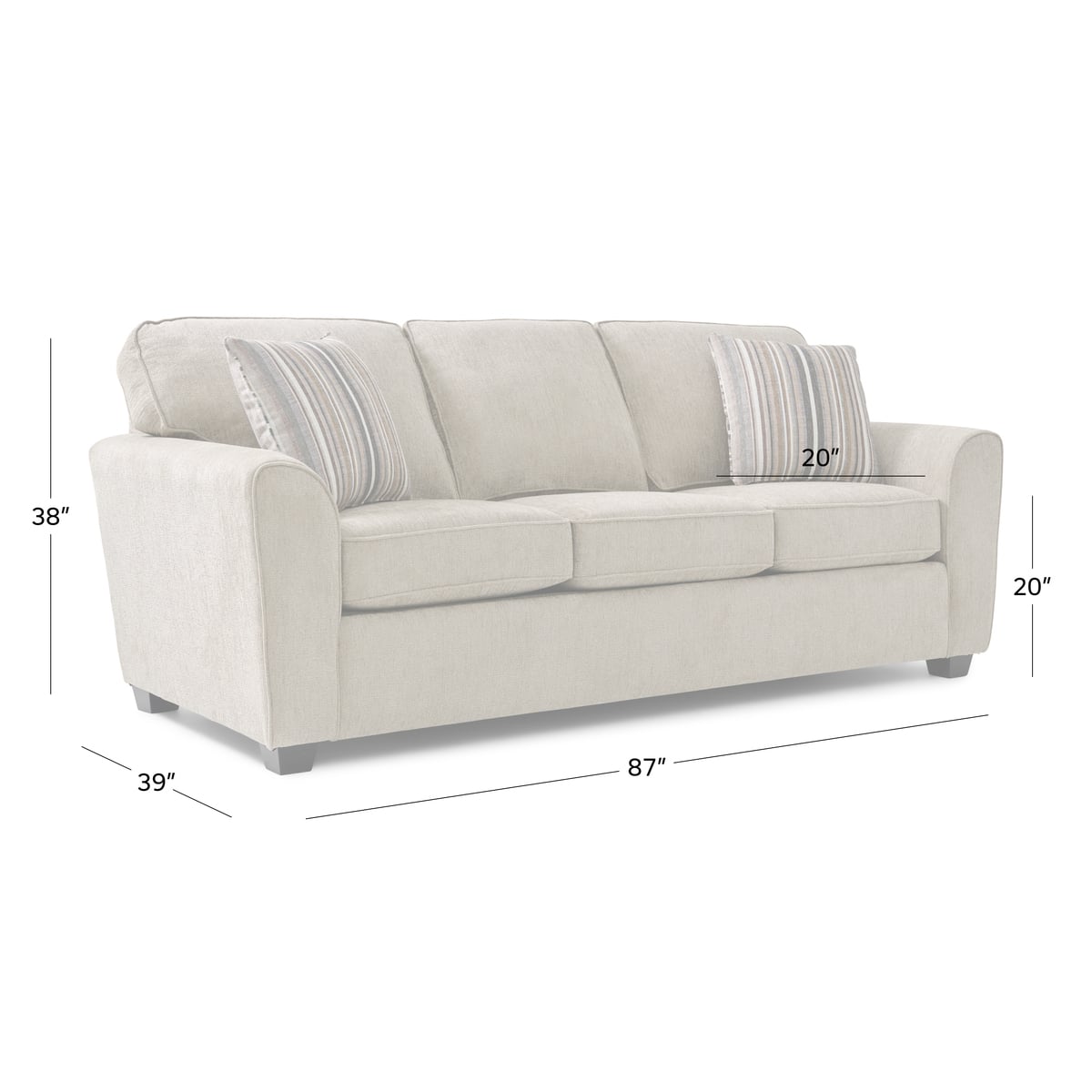 Chaz Queen Sleeper Sofa - Thumbnail 2