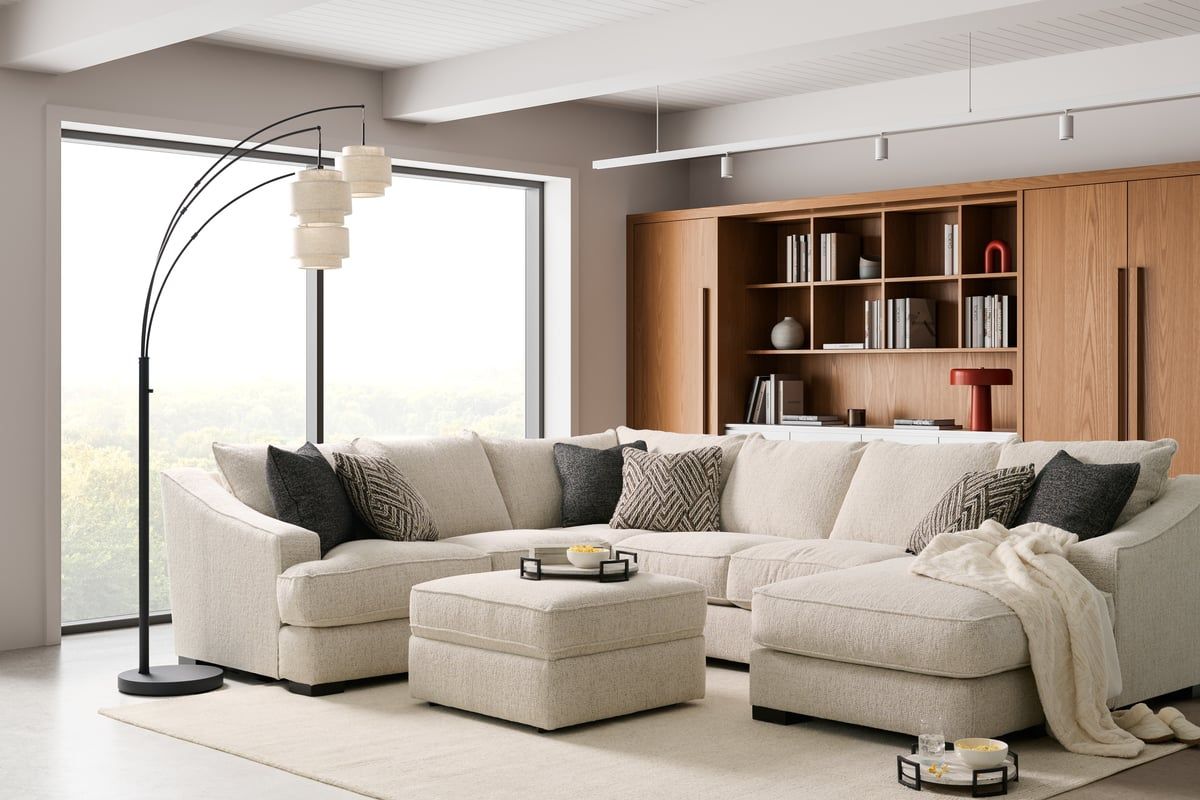 Shay Birch 2pc Sectional - Thumbnail 2