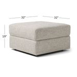 Picture of Cube Driftwood Ottoman