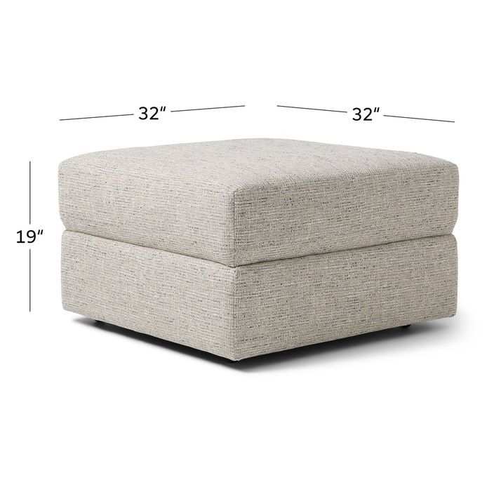 Picture of Cube Driftwood Ottoman