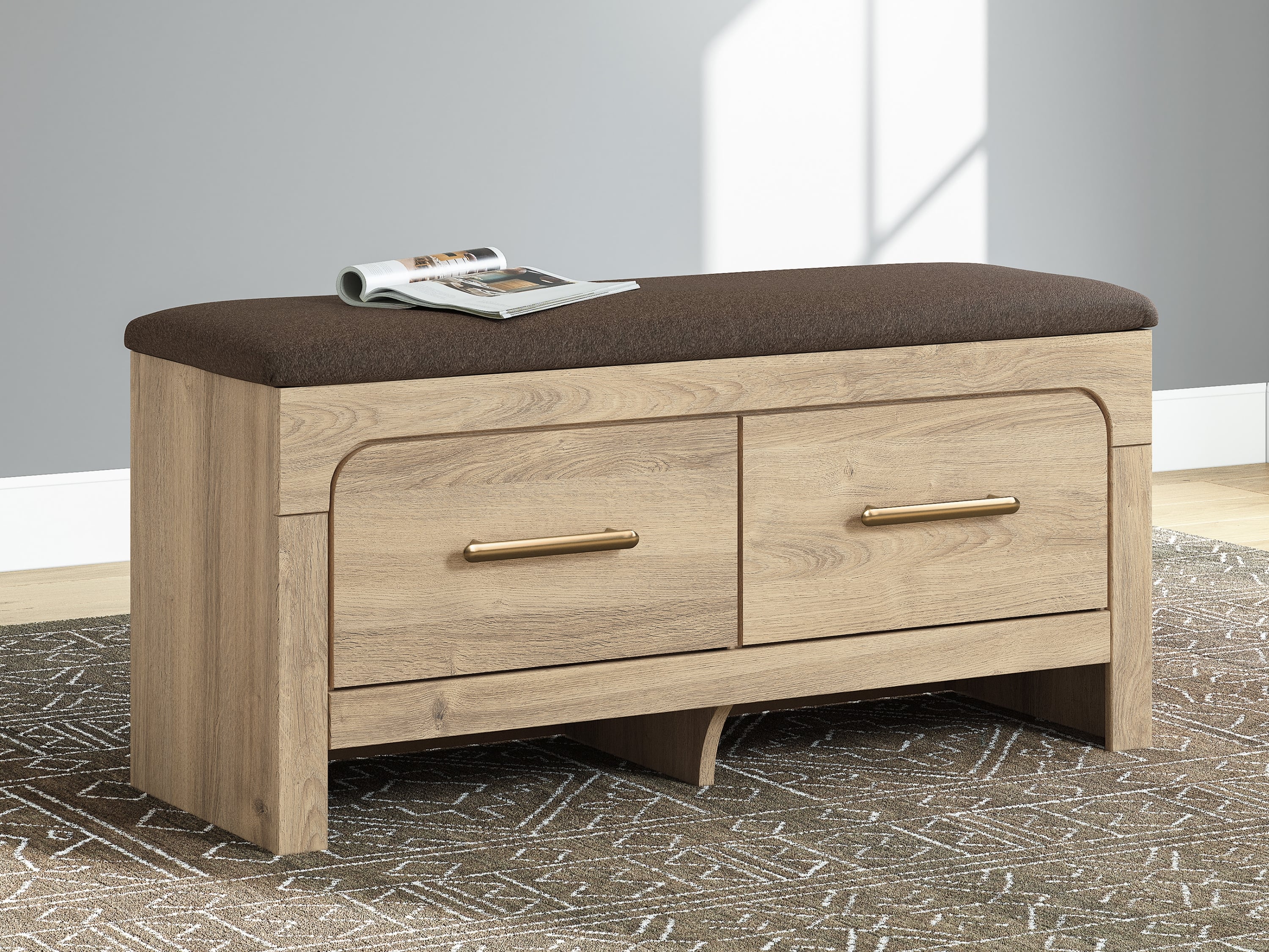 Ashley Furniture Hollymount Storage Bench - Thumbnail 5