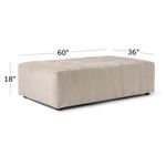 Picture of Luscious Doe Ottoman