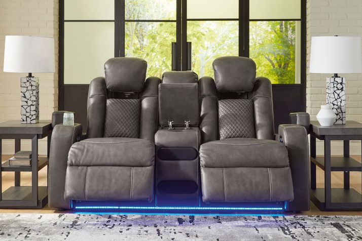 Picture of Fyne Dyme Power Console Loveseat