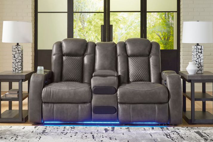 Picture of Fyne Dyme Power Console Loveseat