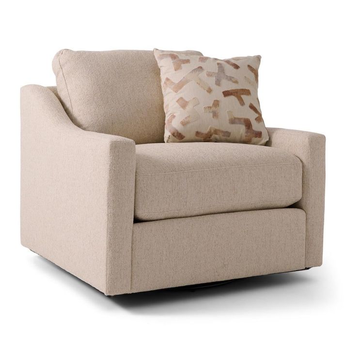 Picture of Amara Sand Oversized Swivel Chair