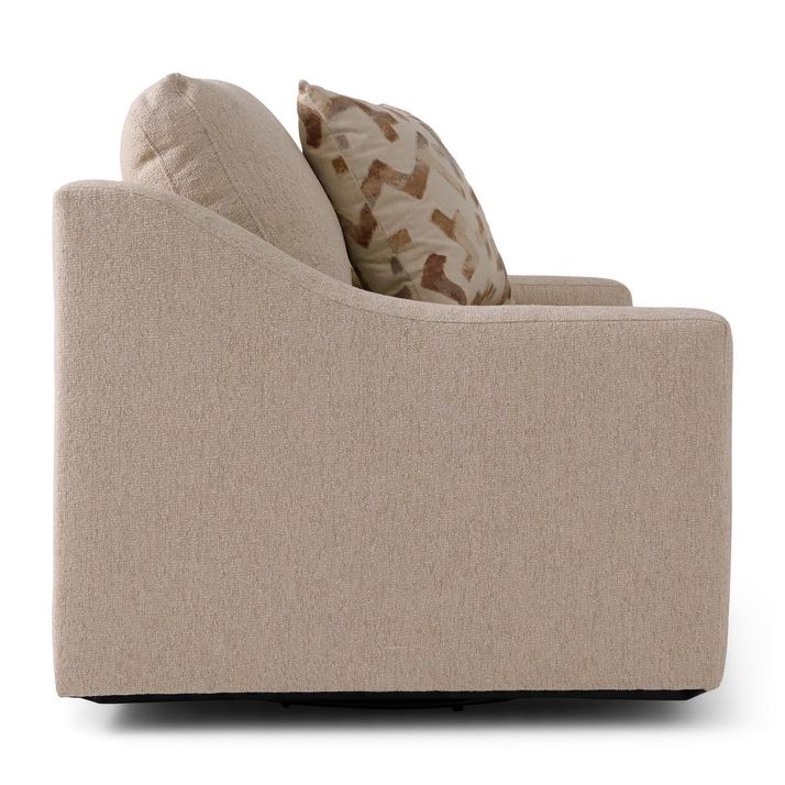 Picture of Amara Sand Oversized Swivel Chair