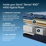 Picture of iSeries NXG Ultra Plush Hybrid Split Head Queen Mattress