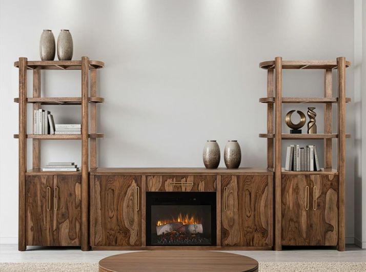Picture of Balam Fireplace TV Stand