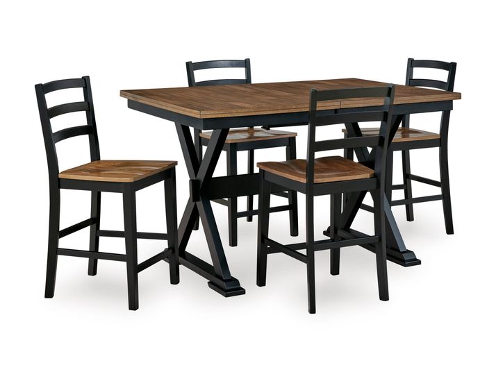 Picture of Wildenauer 5pc Counter Dining Set