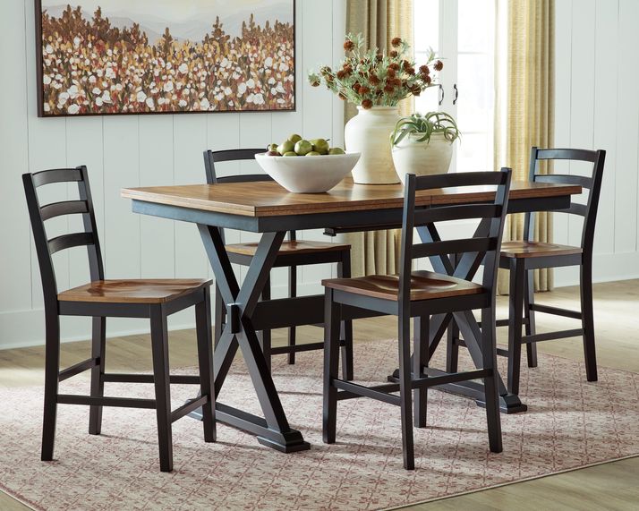 Picture of Wildenauer 5pc Counter Dining Set