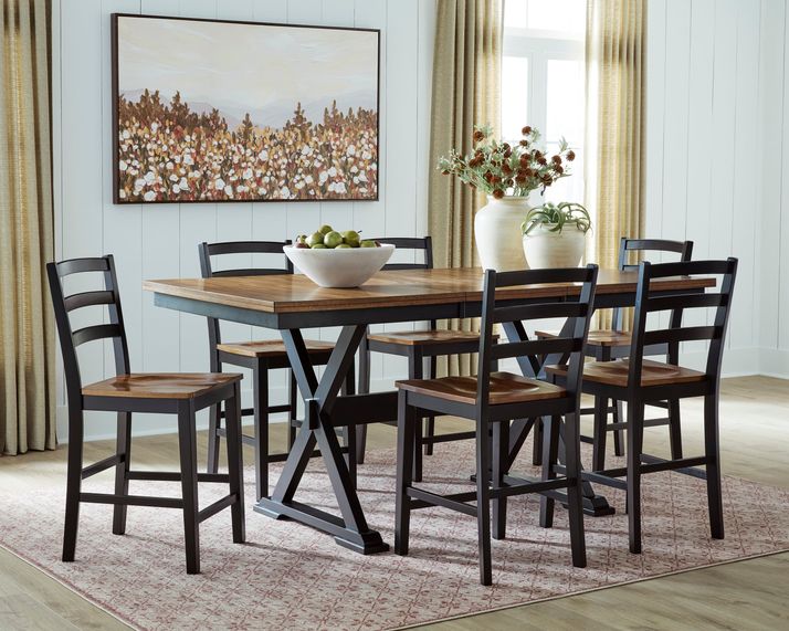 Picture of Wildenauer 7pc Counter Dining Set