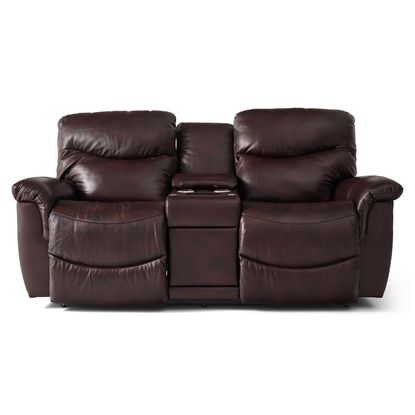 Picture of James Reclining Console Loveseat