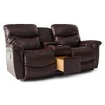 Picture of James Reclining Console Loveseat