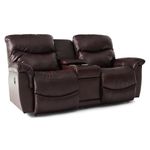 Picture of James Reclining Console Loveseat