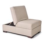 Picture of Succulents Vanilla Storage Ottoman