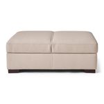 Picture of Succulents Vanilla Storage Ottoman