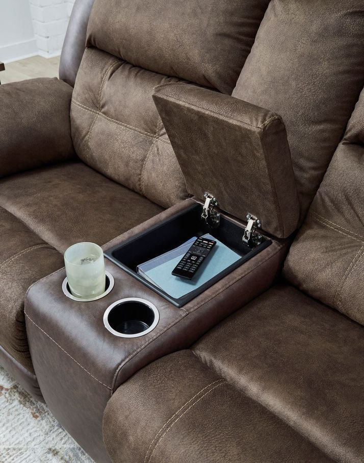 Picture of Florelle Reclining Console Loveseat