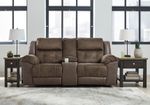 Picture of Florelle Reclining Console Loveseat