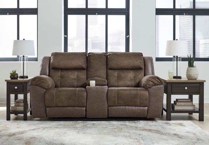 Picture of Florelle Reclining Console Loveseat