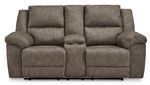 Picture of Laresview Fossil Reclining Console Loveseat
