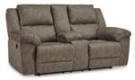 Picture of Laresview Fossil Reclining Console Loveseat