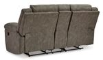 Picture of Laresview Fossil Reclining Console Loveseat