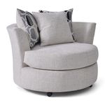 Picture of Breeze Linen Swivel Chair
