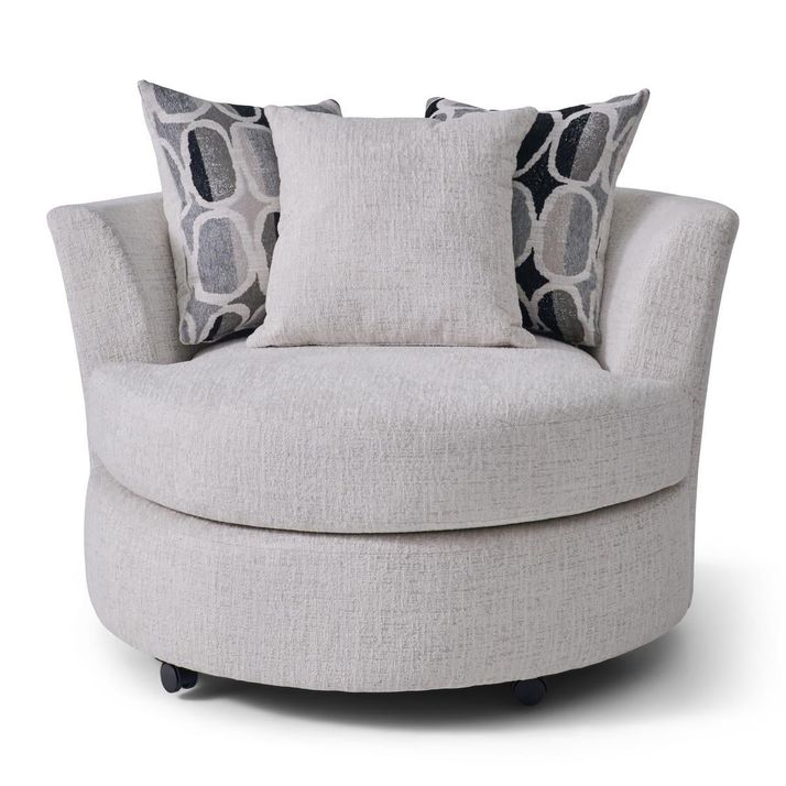 Picture of Breeze Linen Swivel Chair