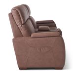 Picture of Vibe Taupe Power Console Loveseat