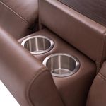 Picture of Vibe Taupe Power Console Loveseat