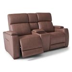 Picture of Vibe Taupe Power Console Loveseat