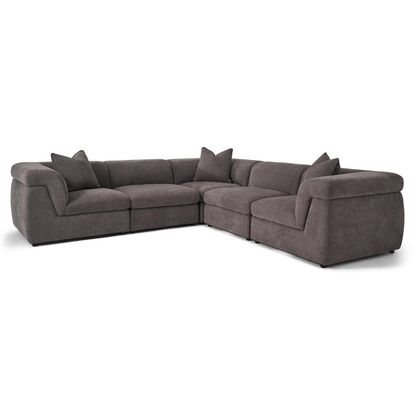 Picture of Pit Pewter Immersive Audio 5pc Sectional
