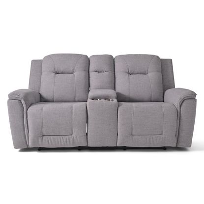 Picture of Brent Cloud Reclining Console Loveseat