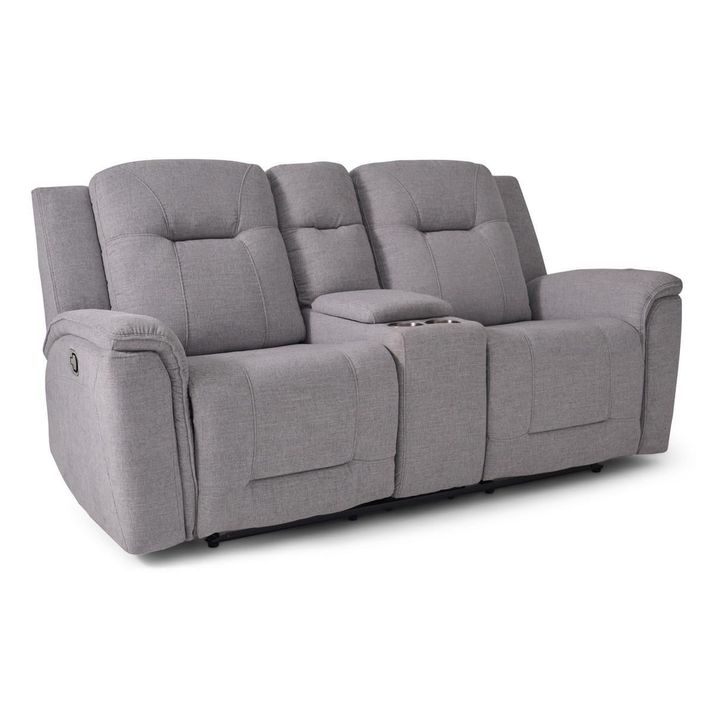 Picture of Brent Cloud Reclining Console Loveseat