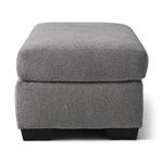 Picture of Leia Pewter Ottoman