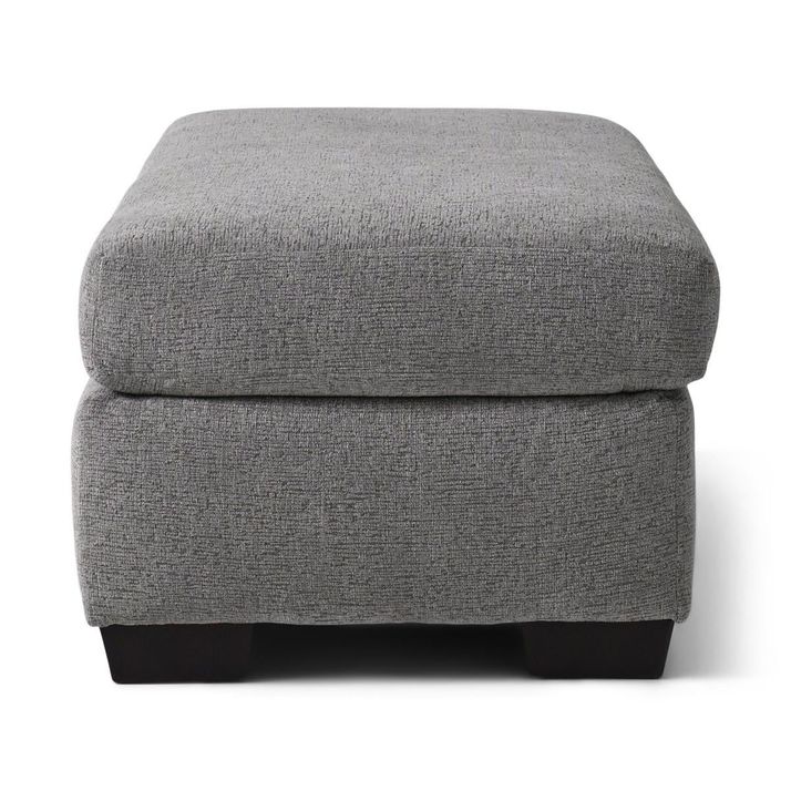 Picture of Leia Pewter Ottoman