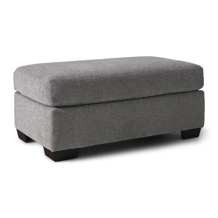 Picture of Leia Pewter Ottoman
