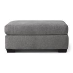 Picture of Leia Pewter Ottoman