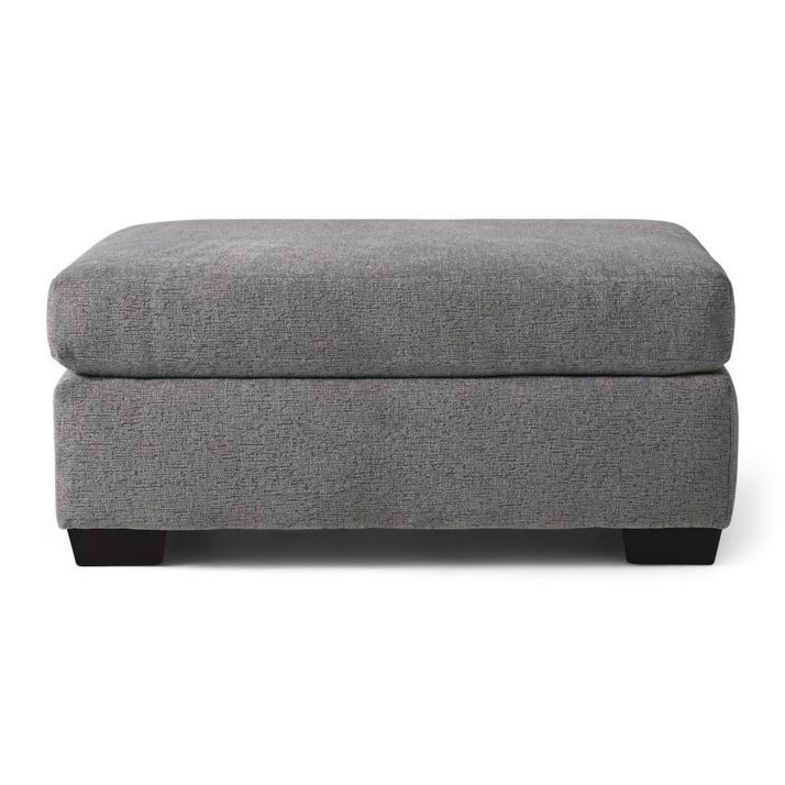 Picture of Leia Pewter Ottoman