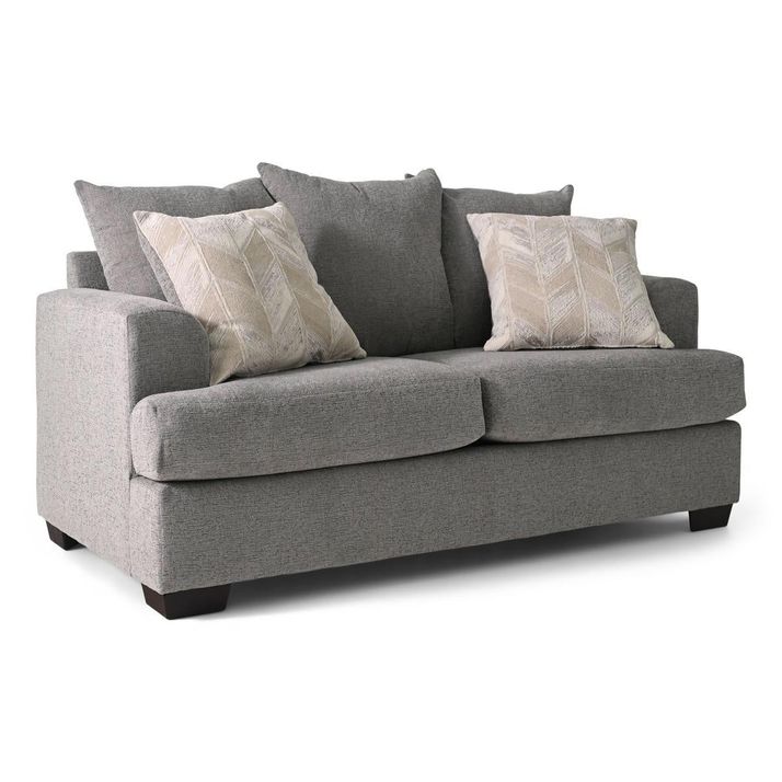 Picture of Leia Pewter Loveseat