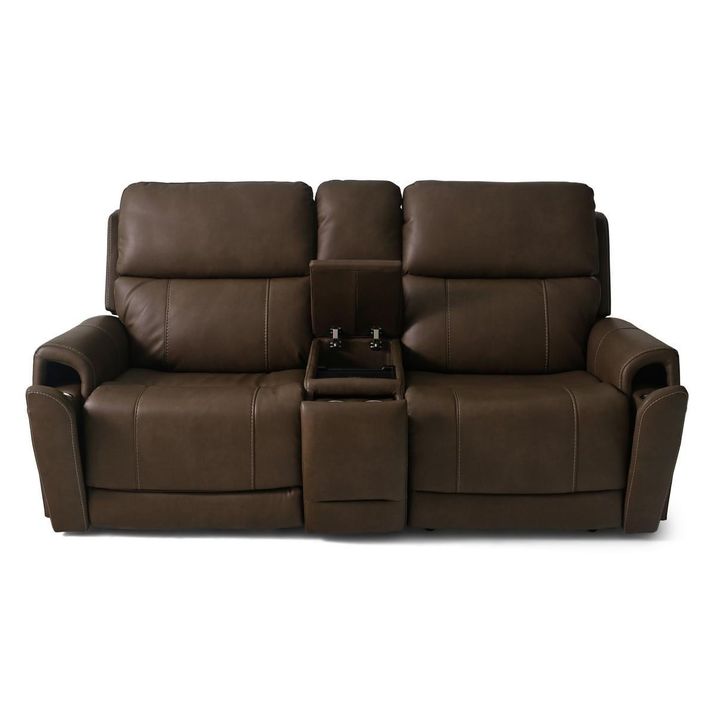 Picture of Cappuccino Console Loveseat