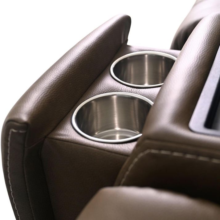 Picture of Cappuccino Console Loveseat
